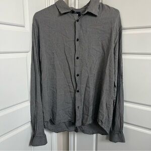 The Kooples Houndstooth Button-down Shirt Size Large